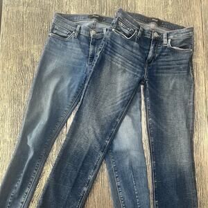 Hudson Jeans Women’s Bundle – Size 24 & 25 Skinny Denim Lot (2 Pairs)